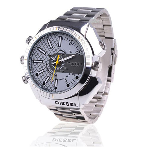 Montres, la marque du temps et de la personnalité Spy-watch-montre-camera-hd-waterproof-infrarouge-silver