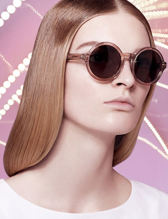 sungalsses  femmes  نظارات شمسية للصبايا 1-Jil-Sander-eyewear-lunettes-soleil-ss-ete-2013-ad-pub