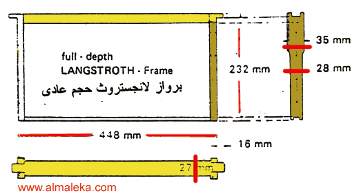 مشروع تربية النحل وانتاج العسل Frame