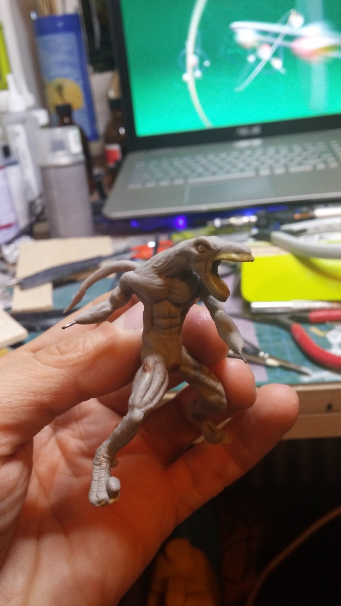 Mutant Velociraptor 6cm MiniSculpture36