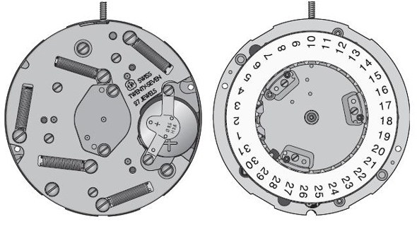 battery changing for the accutron eagle ETA%20251.292