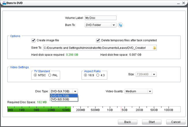 Way to burn MPEG4 to DVD Mpeg-to-dvd-3