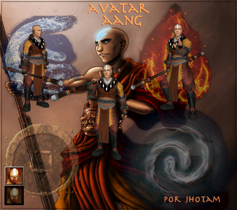 Avatar Aang - By Jhotam O8yvko9vouxw81gfg