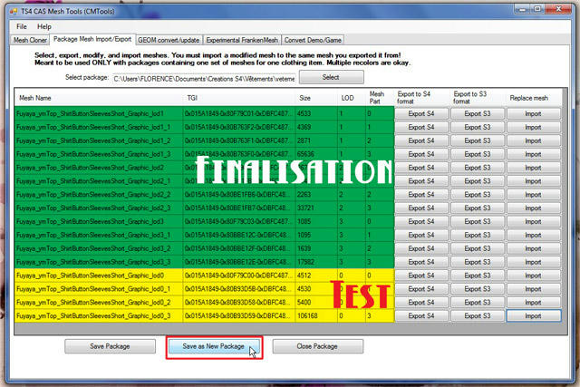 [Apprenti] TS4 Mesh Tools : Export et Import de fichier pour la modification de mesh Xun46dxivqv9qtszg