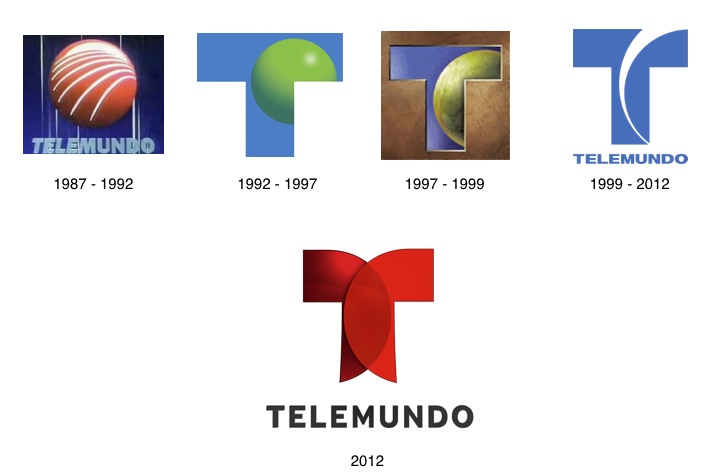 Aún sin mucho éxito en su propia casa (EU), Telemundo intenta renovarse, te gusta su nuevo Logo? a mi NO Telemundo-logo-evolution