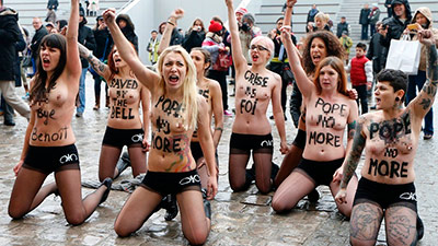 Las Femen, de enhorabuena: crean el nuevo yogurt feminista hecho con flora vaginal Femens