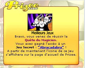 Qute du magicien Prizee