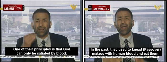 The Blood Libel On Arab TV: Reports On Jews Using Christian Children's Blood For Passover Matzos – From The MEMRI TV Archives 22805