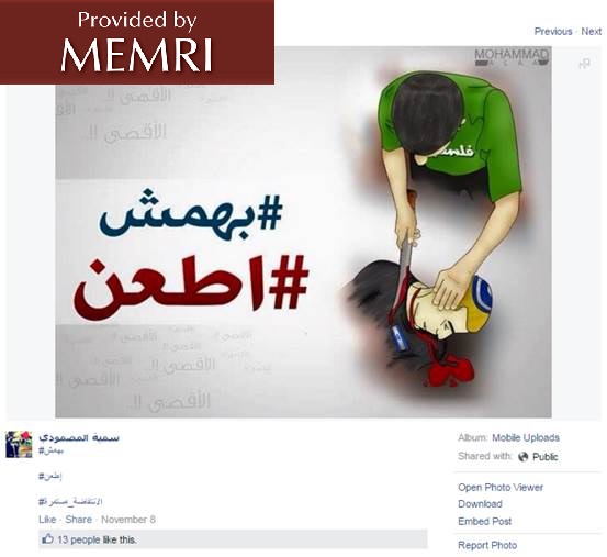 Social Media As A Platform For Incitement - Part IV: Hashtag 'Stab' On Twitter, Facebook 26008