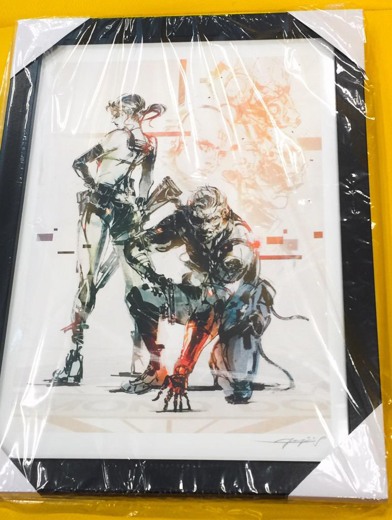 Ilustraciones de Yoji Shinkawa - Página 6 Happy-Kuji-Shinkawa-Reproduction-Painting