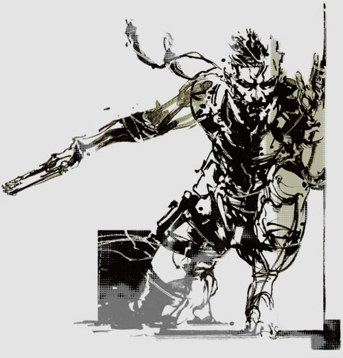 Ilustraciones de Yoji Shinkawa Snake-metal-gear-solid-yoji-shinkawa-01