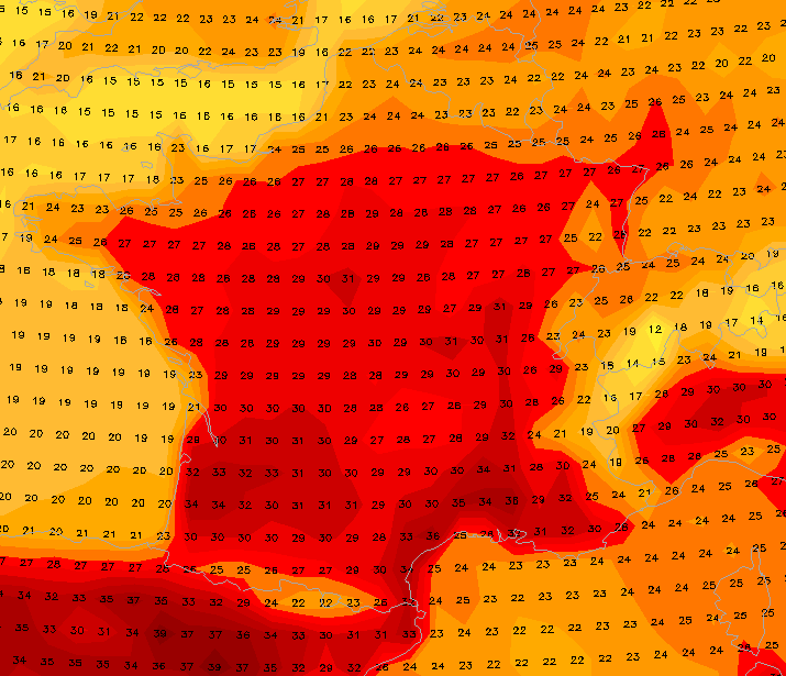 L'épisode de canicule se confirme pour la semaine prochaine 12%281%29