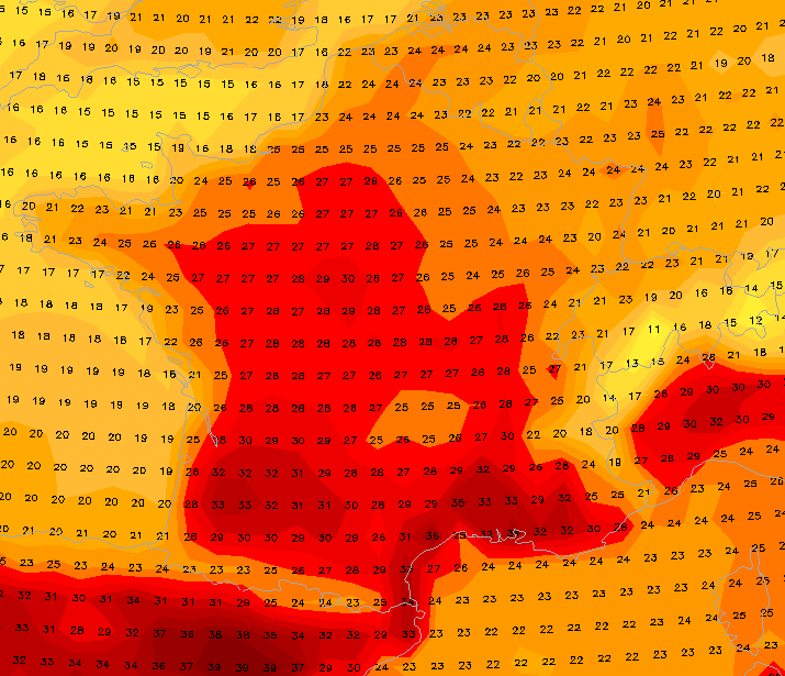 L'épisode de canicule se confirme pour la semaine prochaine 13