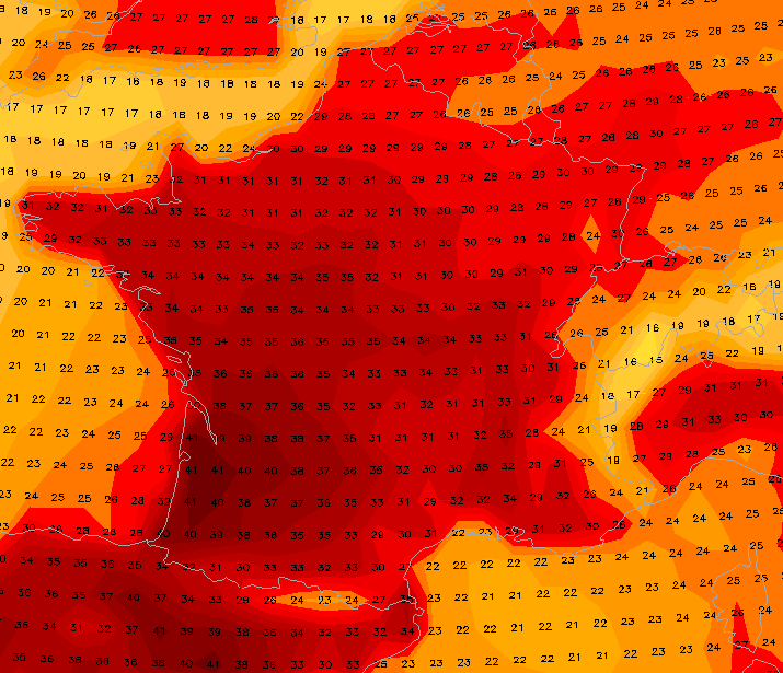 L'épisode de canicule se confirme pour la semaine prochaine 14