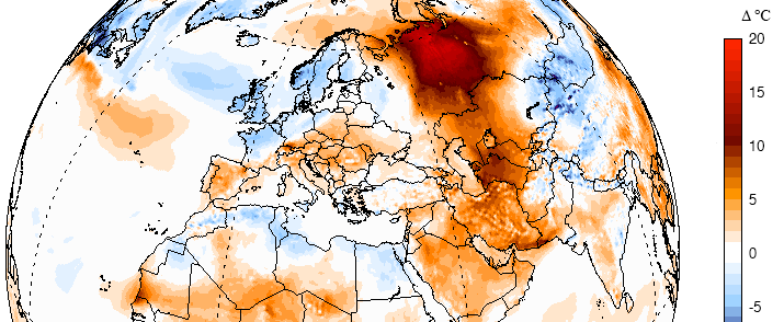 Début d'été sous la neige dans les Highlands en Ecosse GFS-025deg_NH-SAT2_T2_anom