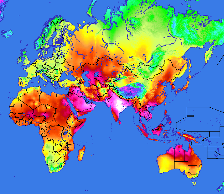 Khasmin, chaleur et canicule du Moyen Orient à l'Inde Monde_now_HD