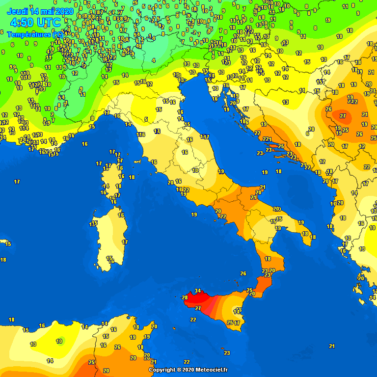 Temperature in tempo reale Italia Temp_it