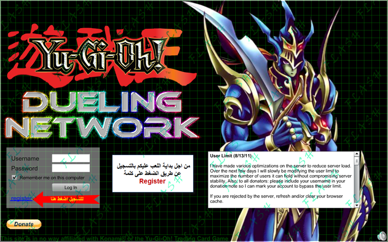 لعبة يوجى الشهيرة للمتصفح Yu-Gi-Oh ! Dueling Network . الشرح الكامل 7414614d72e8cb6090b6fc8007279f29