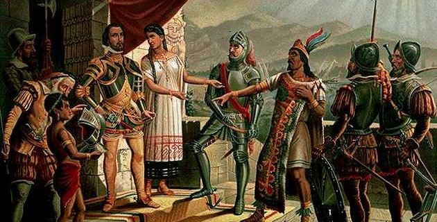 Moctezuma y Cortés: el encuentro: 8 de Noviembre de 1519 El-encuentro