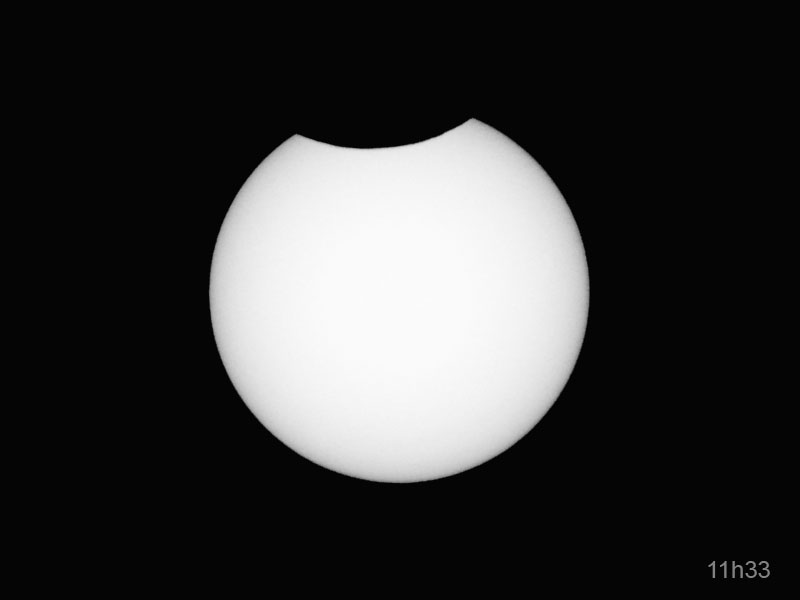Eclipse solaire partielle du 10/06/2021 observée à St-Médard Eclipse11h33