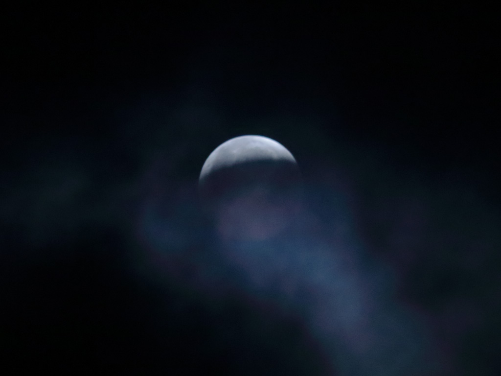 Eclipse totale de Lune du 21/01/2019 7h03