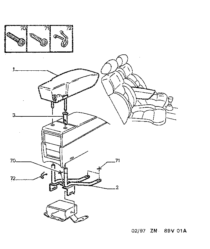 Accordage des bras  ZN89V01A