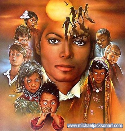 Pinturas de Michael jackson por Nate Giorgio Giorgio_Children_of_the_World