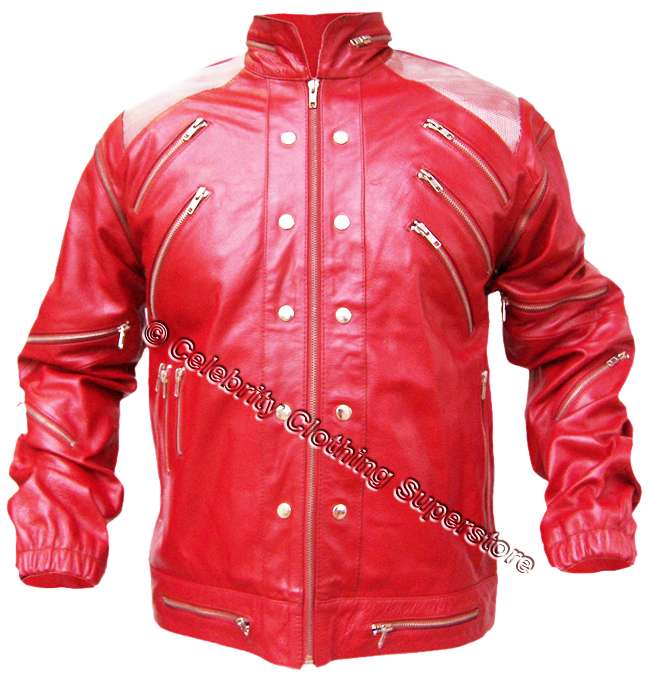 اكبر مجموعة صور لملابس الملك  Real-leather-red-beat-it-jacket--n