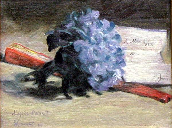 Les FLEURS  dans  L'ART - Page 18 Bouquet_violettes