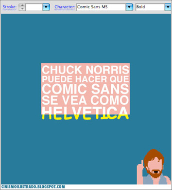 CHUCK NORRIS Norrishelvetica