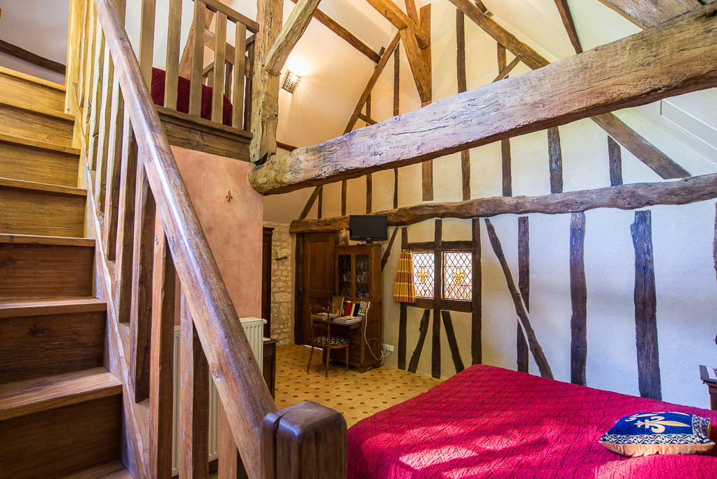 Torre  mayo   habitaciones del señor  aro Medievale-escalier