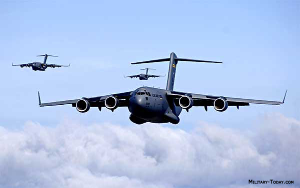 Armas, equipamiento y vehículos. Boeing_globemaster_III