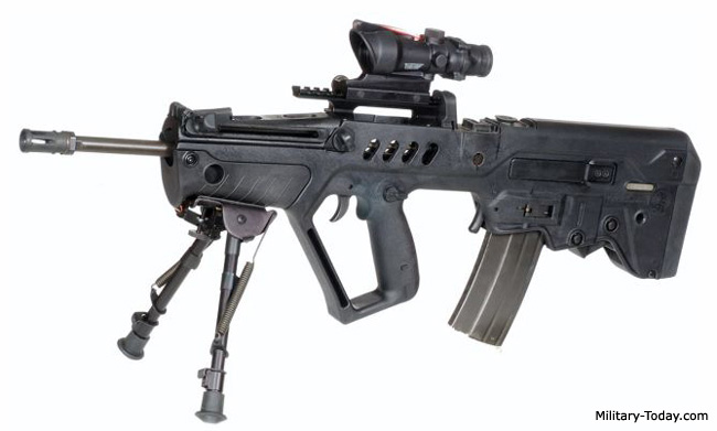 شــرح وافـــى لنــظام " Bullpup " و اشهــر البنـــادق و تاريخه مع الجيوش العربيه  Tavor_tar21_l3