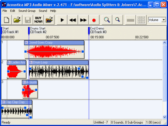 حصريا وعلي راب المزيكا العربي وبس برنامج Acoustica  برنامج جامد جدا Acoustica_mp3_audio_mixer