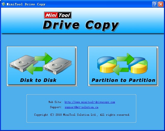 MiniTool Drive Copy Drivecopy