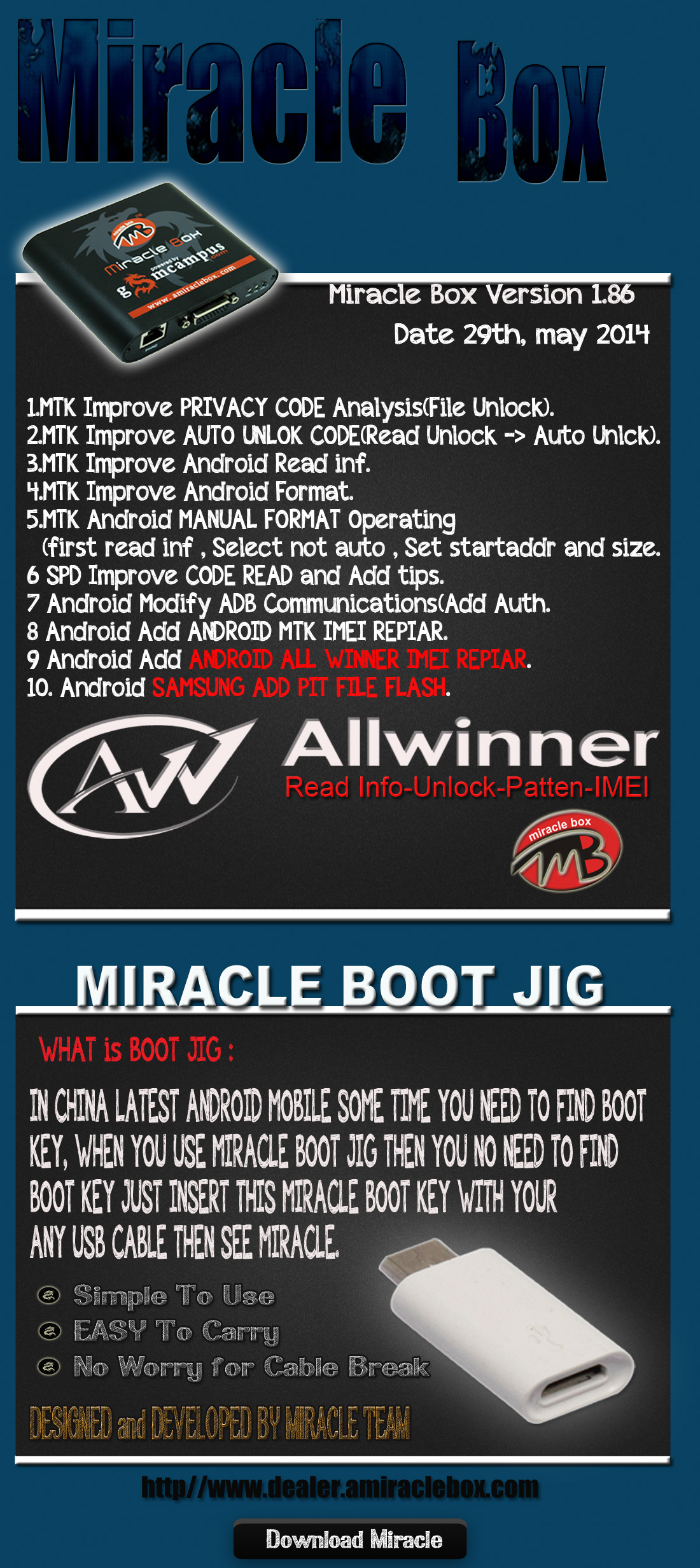 Miracle Box 1.86 All WINNER UPDATE Miracle186