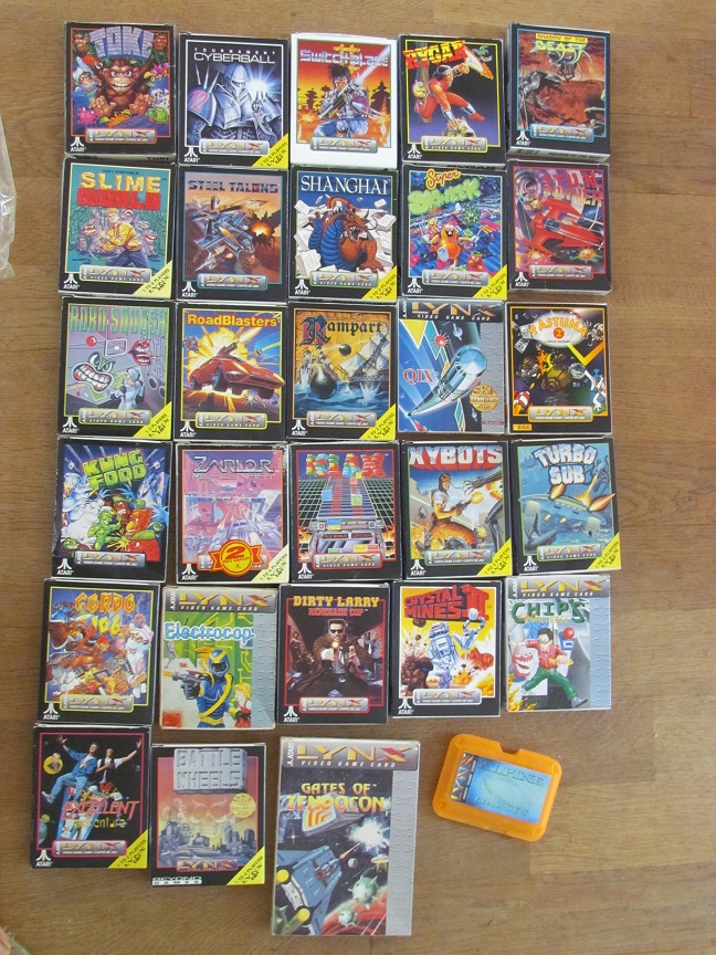 [VDS] lot ATARI LYNX console + plus de 50 jeux Ulir