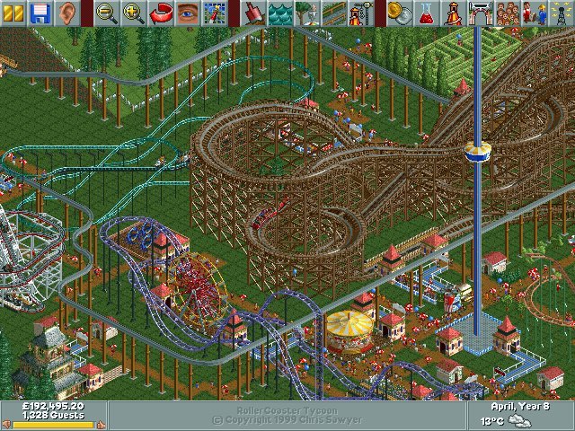 [Game offline]RollerCoaster Tycoon 1 và 3 Nicsroaster