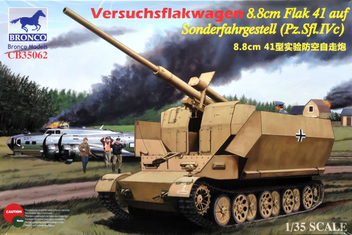 Review del Versuchsflakwagen 8.8cm Flak 41 por Bronco Broncocb35062reviewad_1