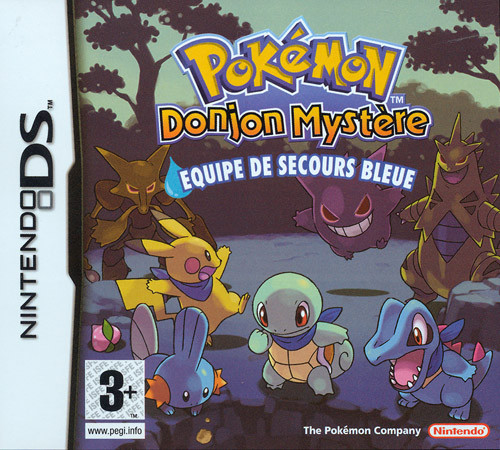 Pokémon donjon mystère équipe de secours bleu Jaquette_front