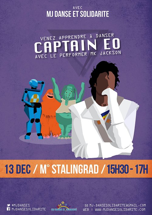 [COURS DE DANSE] sur Paris pour apprendre la choré de "Captain EO" 131214