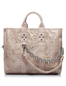 احذية و شنط ***** Pink-Chain-Decoration-38-11-32cm-PU-Womens-Tote-129596-7