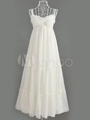 amor - EL AMOR SABE A CAFÉ”  4  (la declaracion) Modern-Bohemian-White-Chiffon-Spaghetti-Womens-Sandbeach-Maxi-Dress-75969-1