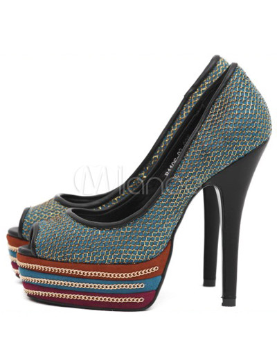 صور مميزة لاجمل وارقى الاحذية ذات الكعب العالي  Fashion-Blue-Pashm-Metal-Mesh-5-3-10-High-Heel-Peep-Toe-Shoes-For-Women-97240-0