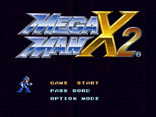 Megaman X Series MMX2Title