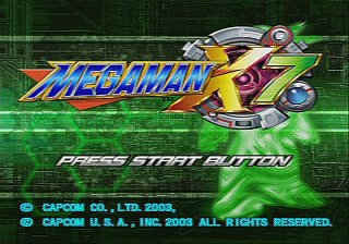 Megaman X Series MMX7Title