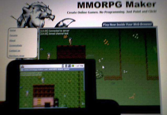 Criador de MMORPG em browser  Mobile