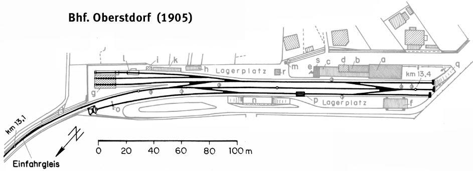 « Messingrohrstadt » : le réseau en construction de jlb - Page 8 Bhf-oberstdorf1905