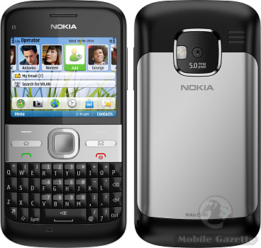 பயன்படுத்த எளிதாக நோக்கியா இ-5 Nokia-e5-1