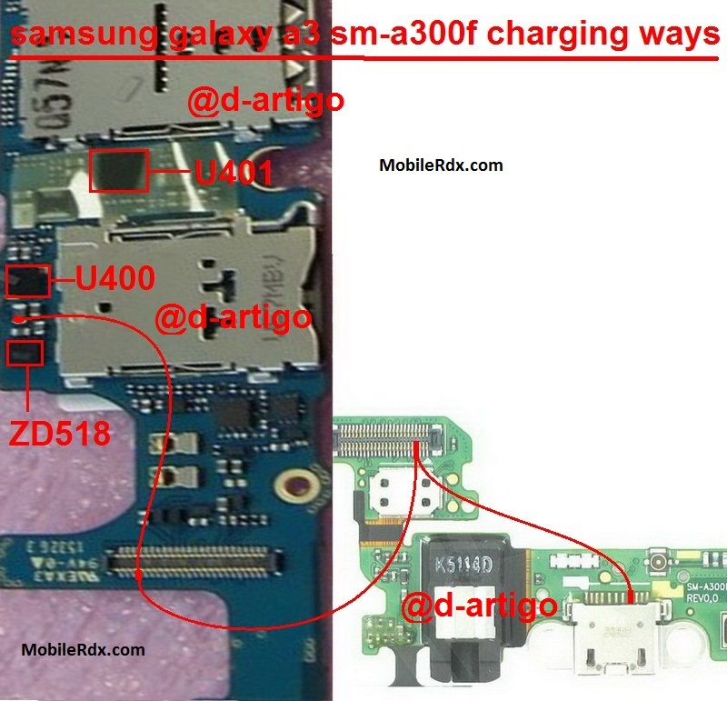 حل مشكلة شحن سامسونج samsung galaxy a3 a300f Samsung-Galaxy-A3-A300F-Not-Charging-Problem-Solution